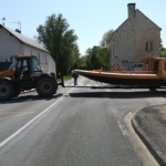 Construction de la Martinienne II - en chemin vers les quais